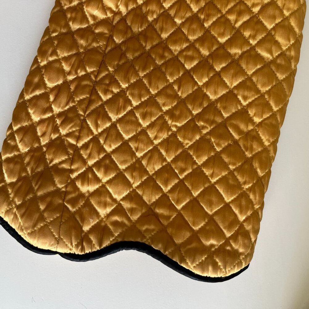 Vintage Golden Quilted Robe - Picture 5 of 9